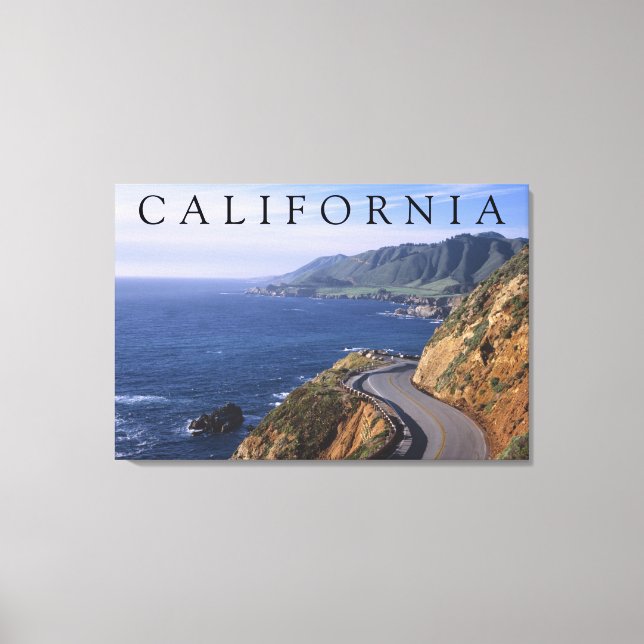 Highway 1 | Carmel California Canvas Print (Front)