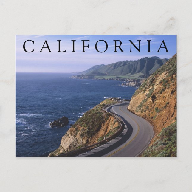 Highway 1 | Carmel California | Thank You Postcard (Front)