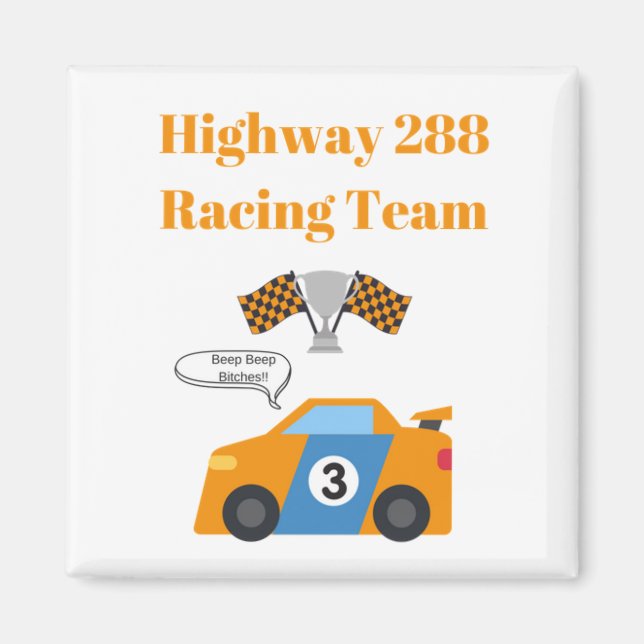 Highway 288 Racing Team Magnet (Front)