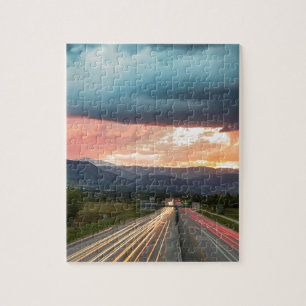 Highway 36 to Beautiful Boulder Colorado Jigsaw Puzzle