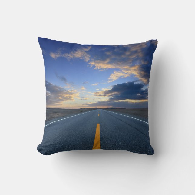 Highway at Sunrise Day Cushion (Front)