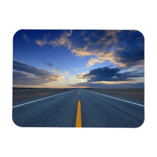 Highway at Sunrise Day Magnet