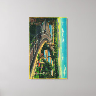 Highway Bridge across Santa Ana River Canvas Print