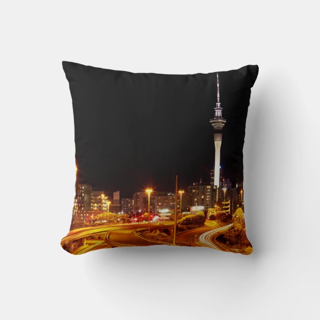 Highway into Auckland Cushion (Front)