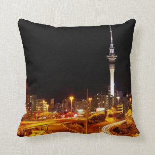 Highway into Auckland Cushion