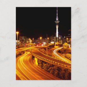 Highway into Auckland Postcard