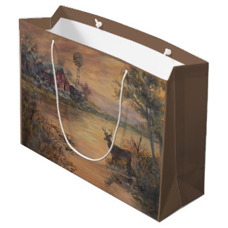 Highway Pond  Large Gift Bag
