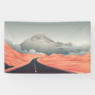 Highway Road Banner