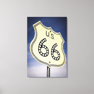 Highway Route 66 Sign