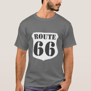 Highway sign t-shirt - Route 66 - Customisable