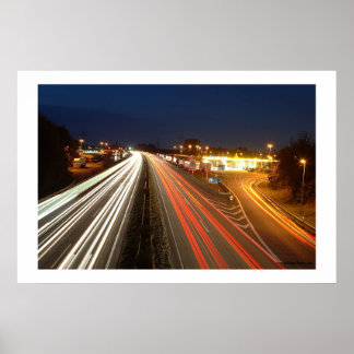 Highway stop in germany poster