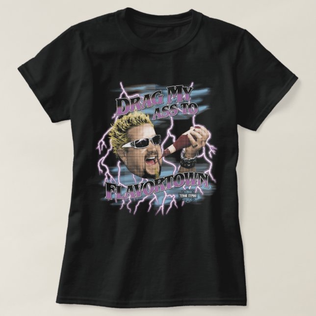 HIGHWAY TO FLAVORTOWN T-Shirt (Design Front)