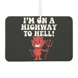 Highway to Hell Car Air Freshener