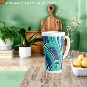 Highways Latte Mug