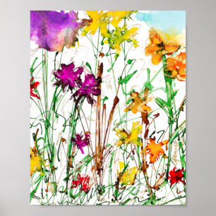 Highwood Wildflowers Lovitude Poster