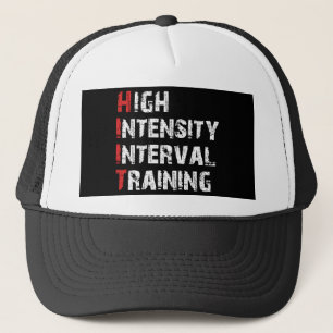 HIIT High Intensity Interval Training Fitness Gym Trucker Hat