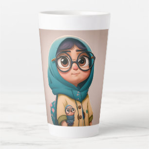 Hijab Girl Latte Mug