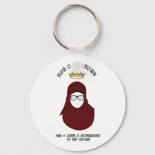 Hijab is my crown - GLASSES Key Ring