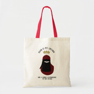 Hijab is my crown - NIQAB - BUR - GLASSES Tote Bag