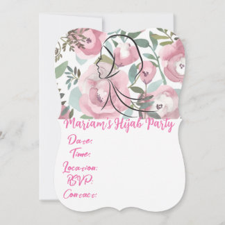 Hijab Party  Invitation