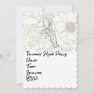 Hijab Party Invitation