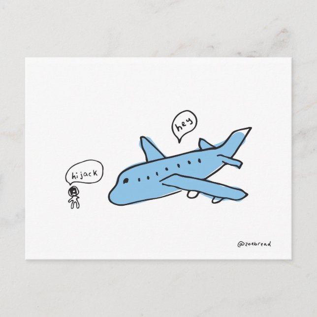 hijack postcard (Front)