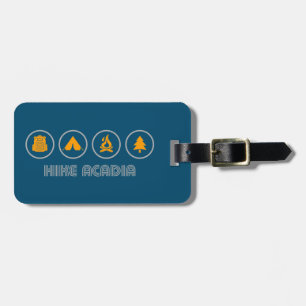 Hike Acadia Maine Luggage Tag