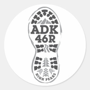Hike ADK Classic Round Sticker