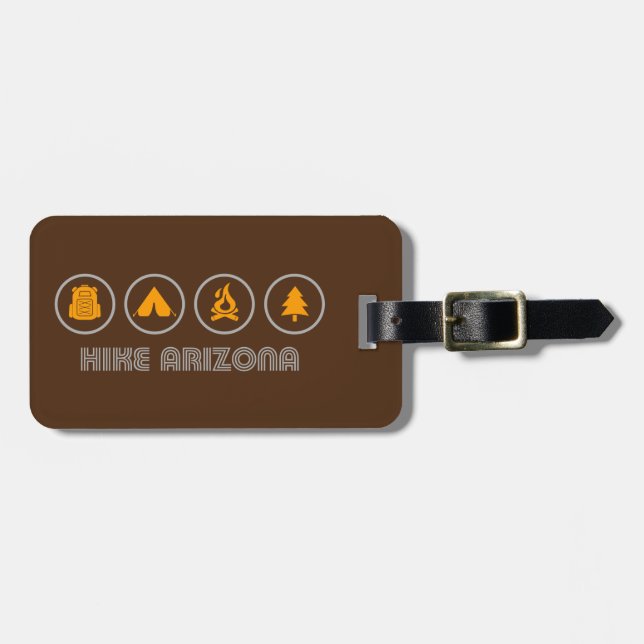 Hike Arizona Luggage Tag (Front Horizontal)