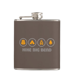 Hike Big Bend Texas Hip Flask