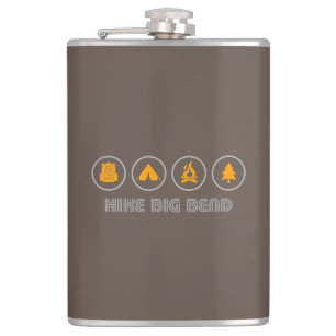 Hike Big Bend Texas Hip Flask