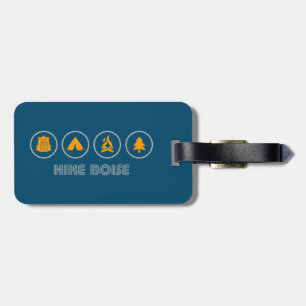 Hike Boise Idaho Luggage Tag