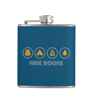 Hike Boone North Carolina Hip Flask