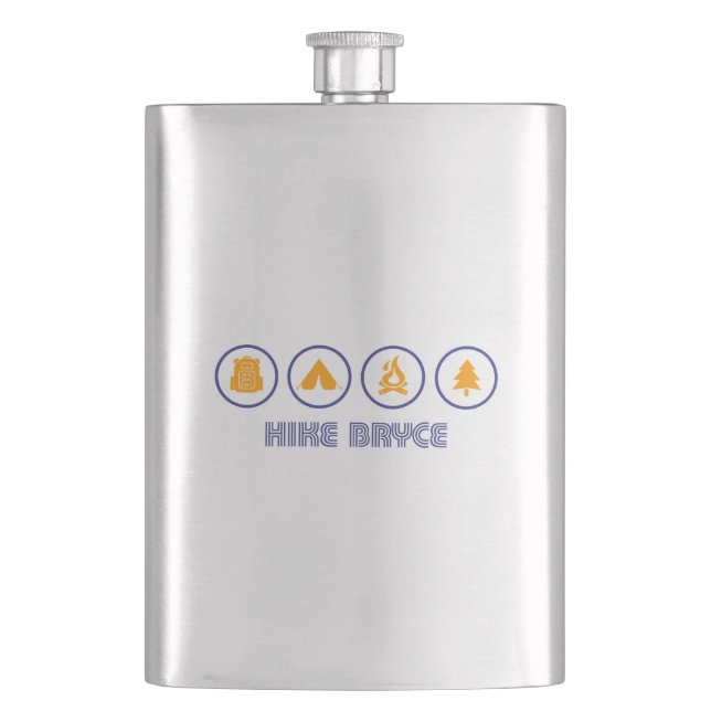 Hike Bryce Canyon National Park Hip Flask (Front)