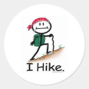 Hike Classic Round Sticker