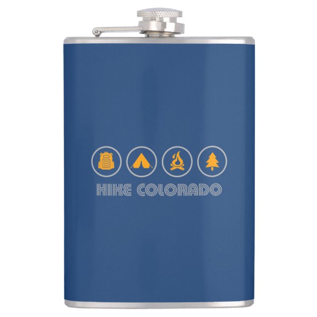 Hike Colorado Hip Flask (Front)