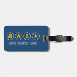Hike Crater Lake National Park Luggage Tag
