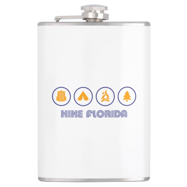 Hike Florida Hip Flask (Front)