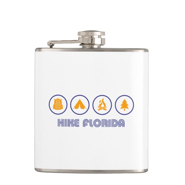 Hike Florida Hip Flask (Front)