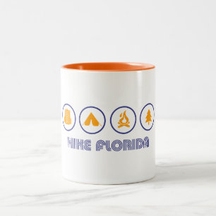 Hike Florida Two-Tone Coffee Mug