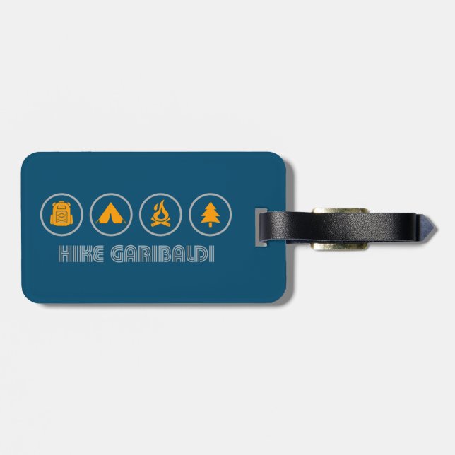 Hike Garibaldi Provincial Park Luggage Tag (Back Horizontal)
