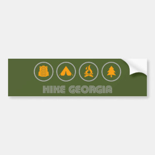 Hike Georgia Bumper Sticker