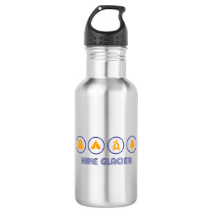 Hike Glacier National Park Montana 532 Ml Water Bottle