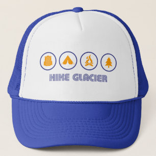 Hike Glacier National Park Montana Trucker Hat