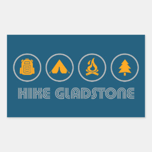 Hike Gladstone Provincial Park Canada Rectangular Sticker