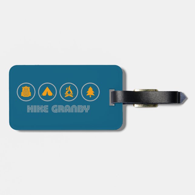 Hike Granby Provincial Park Luggage Tag (Back Horizontal)