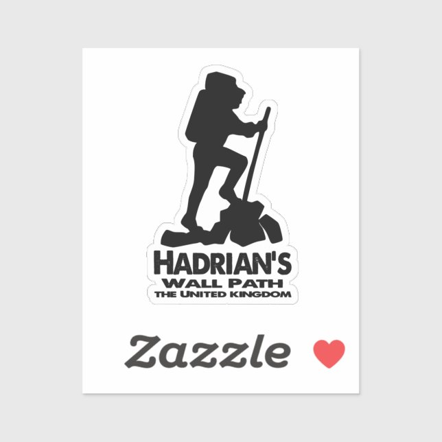 Hike Hadrian's Wall Path - United Kingdom Sticker (Sheet)