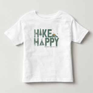 Hike Happy Camper Hiker Hiking Family Personalised Toddler T-Shirt