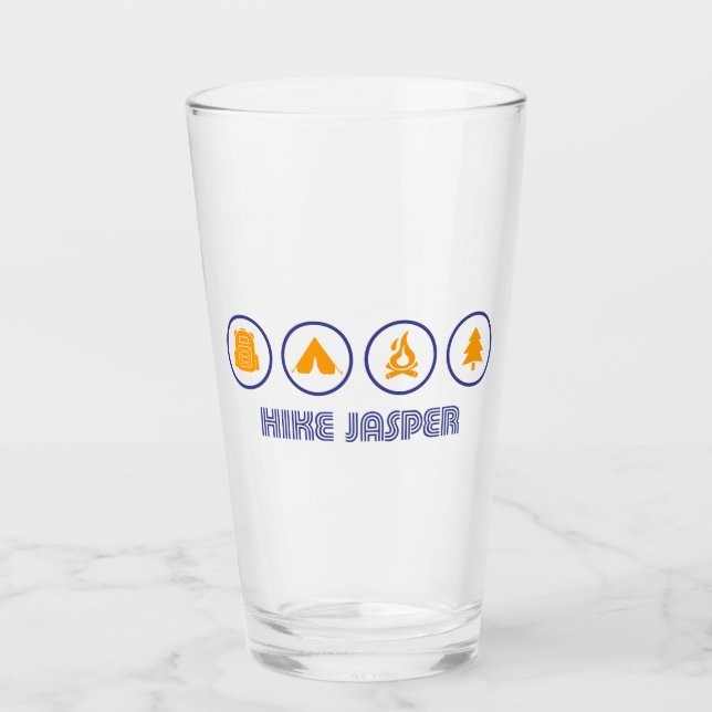 Hike Jasper National Park Glass (Front)