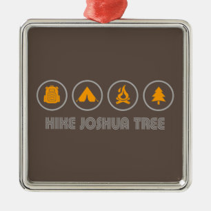 Hike Joshua Tree National Park Metal Tree Decoration